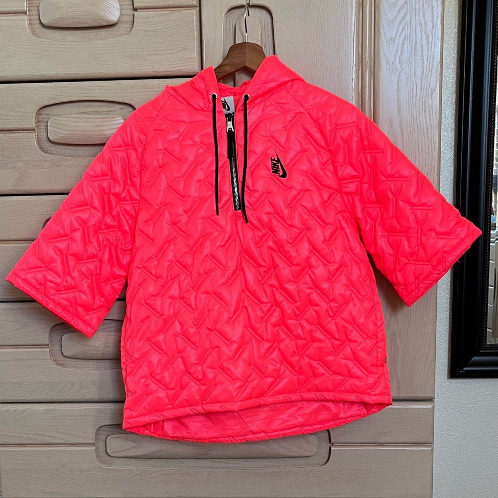 Nike Orange Puffer Jacket
